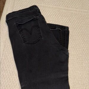 Levi's Black Straight Leg Jeans for Women